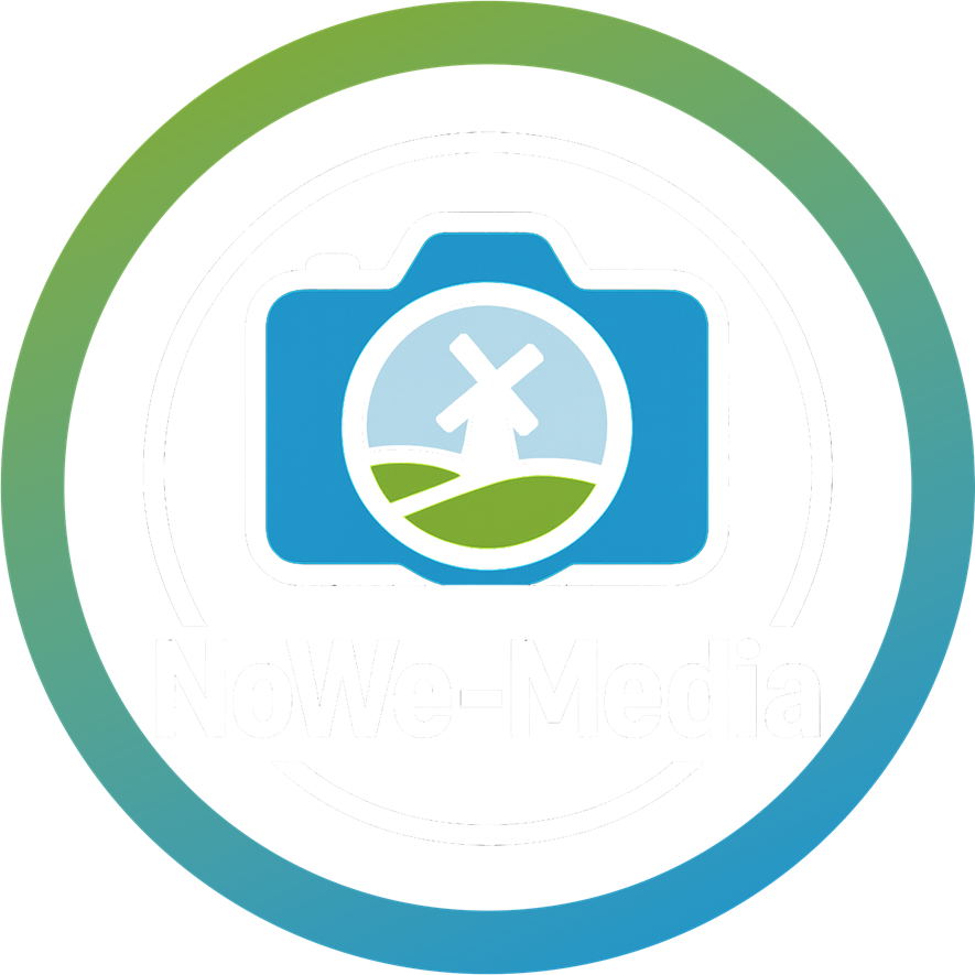 Het logo van NoWe-media